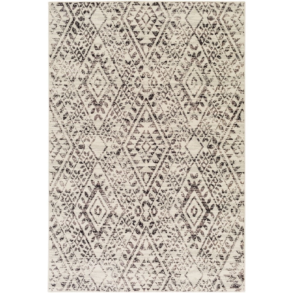 Surya Stretto 1'10 x 2'11 Area Rug Gray Black Surya Stretto 1'10 x 2'11 Area Rug Gray Black